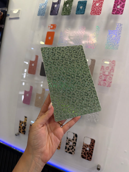 Idrocustom glitter leopardata