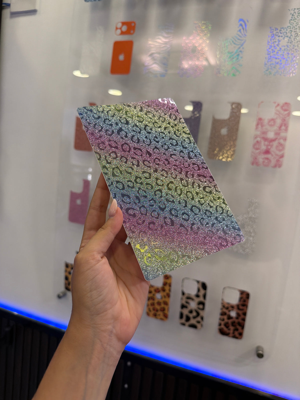Idrocustom glitter leo
